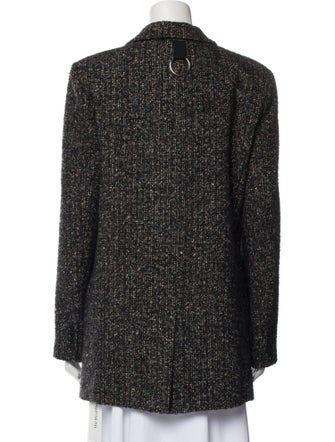 Tibi Wool Tweed Pattern Coat