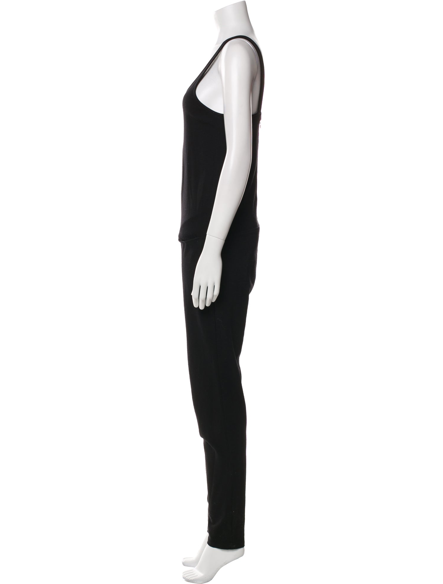 Tibi Silk Scoop Neck Jumpsuit