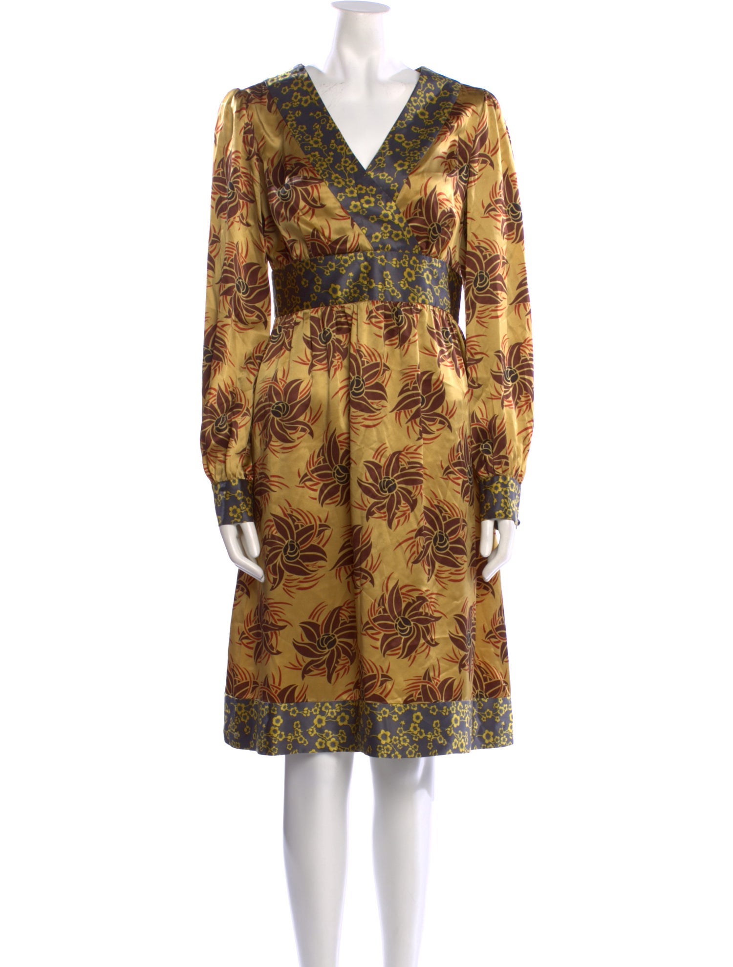 Tibi Silk Knee-Length Dress