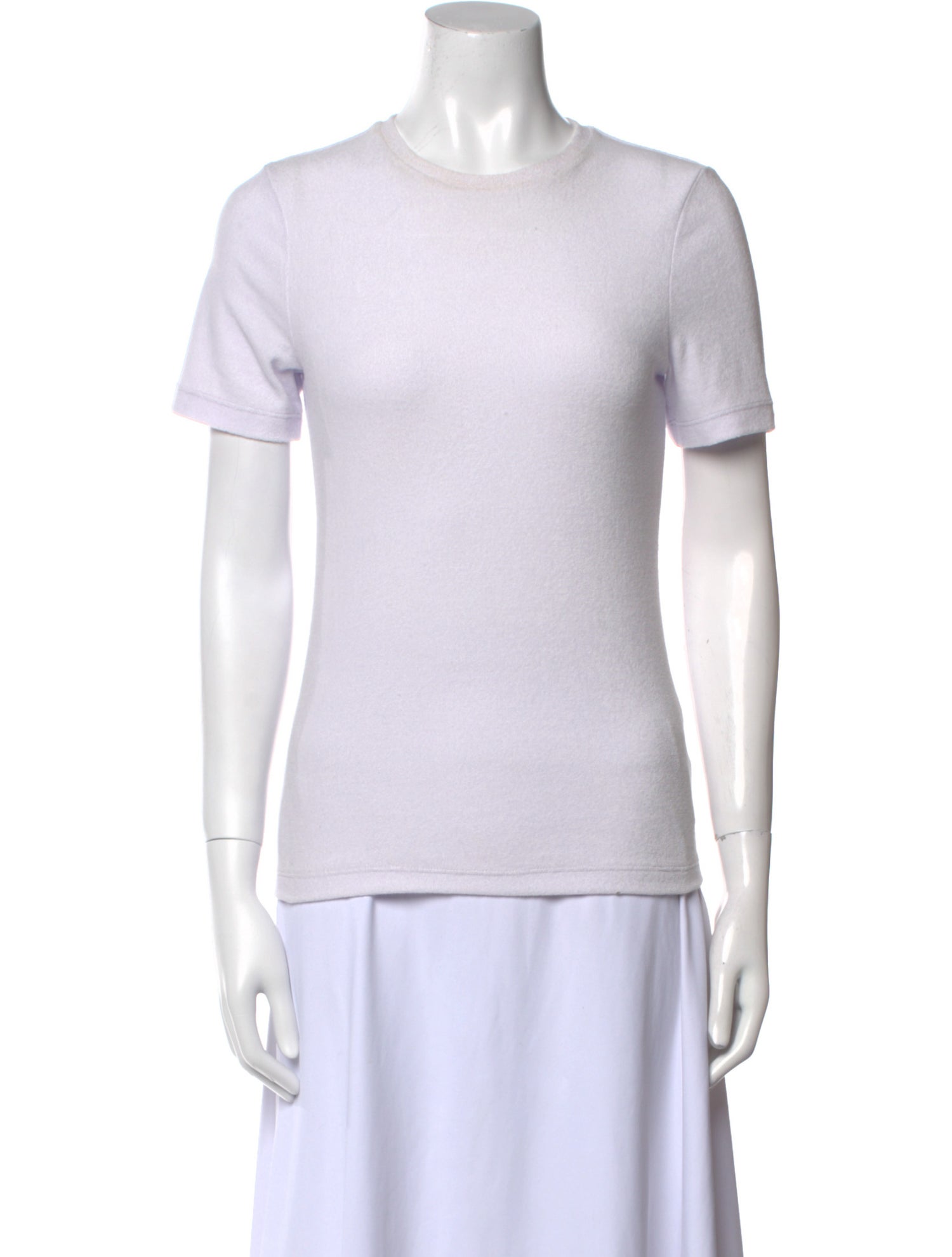 Tibi Crew Neck Short Sleeve T-Shirt