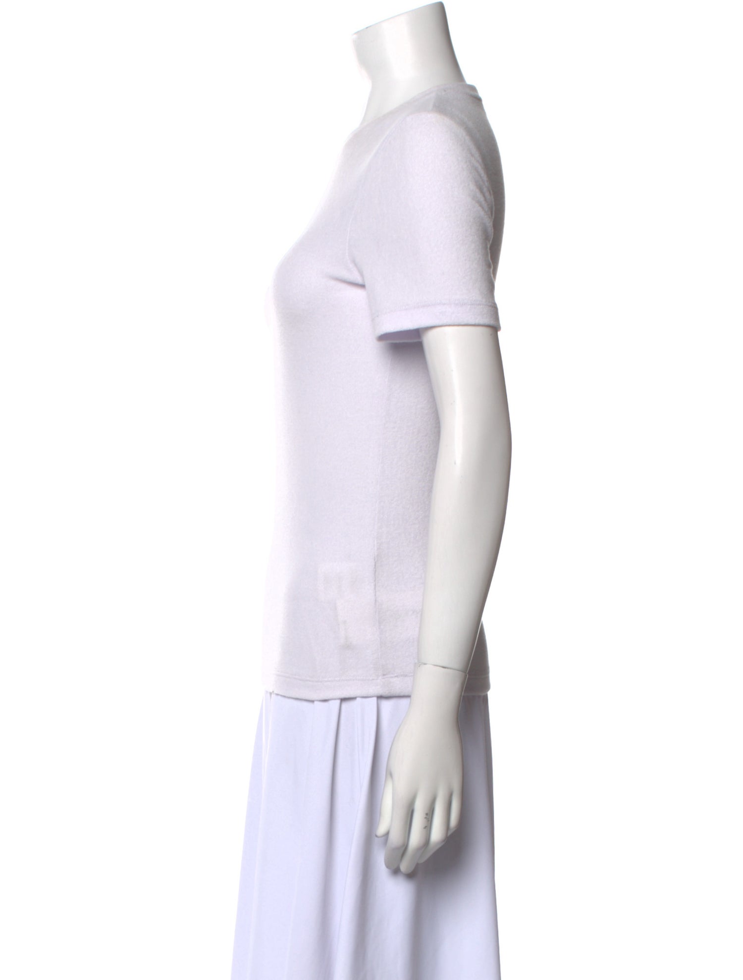 Tibi Crew Neck Short Sleeve T-Shirt