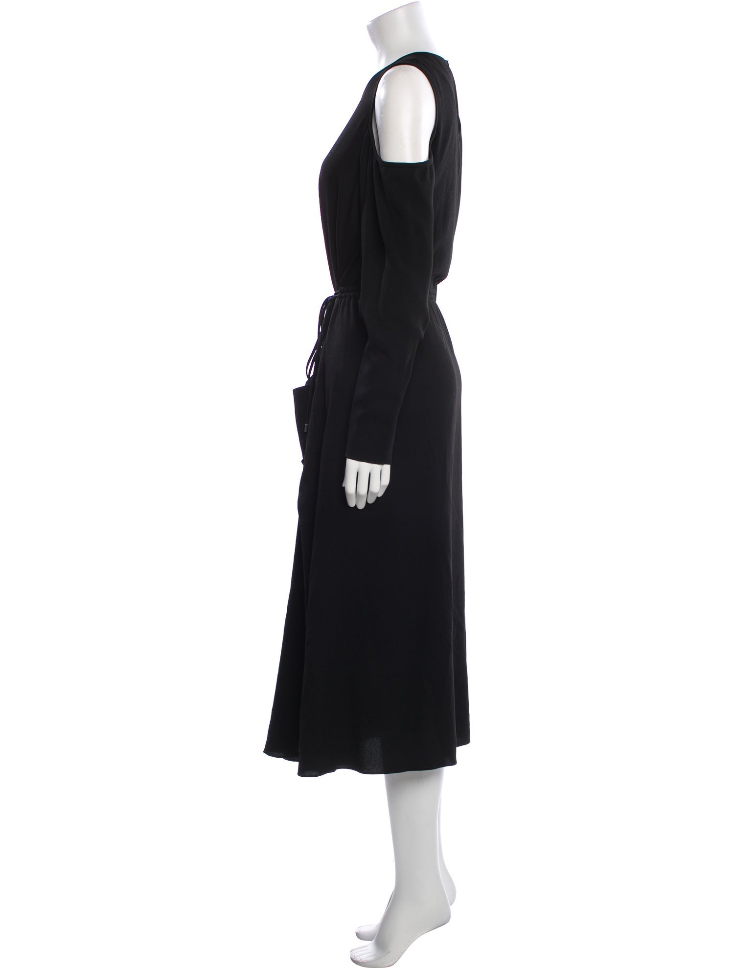 Tibi Crew Neck Long Dress