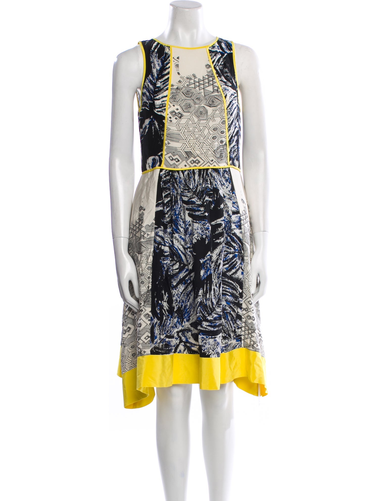 Tibi Angora Knee-Length Dress