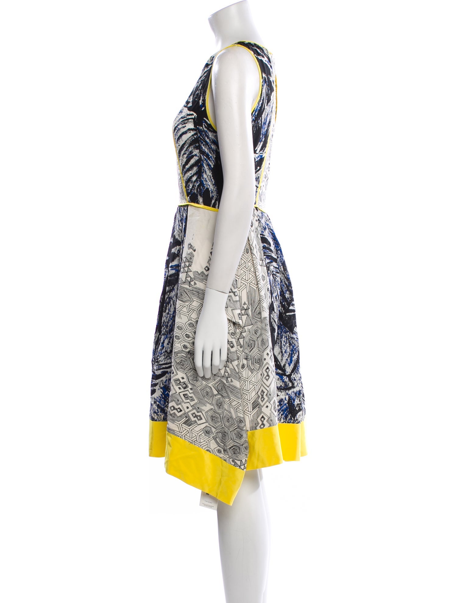 Tibi Angora Knee-Length Dress