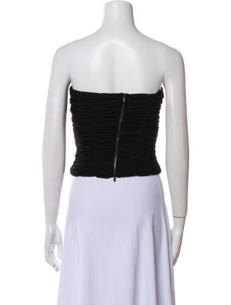 Tibi Strapless Crop Top