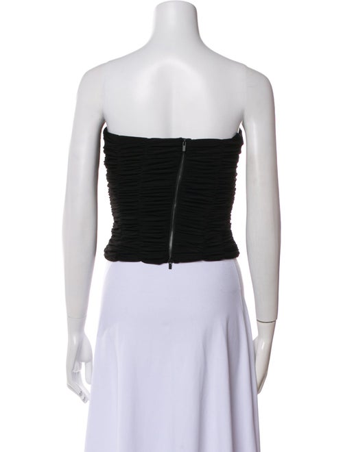Tibi Strapless Crop Top