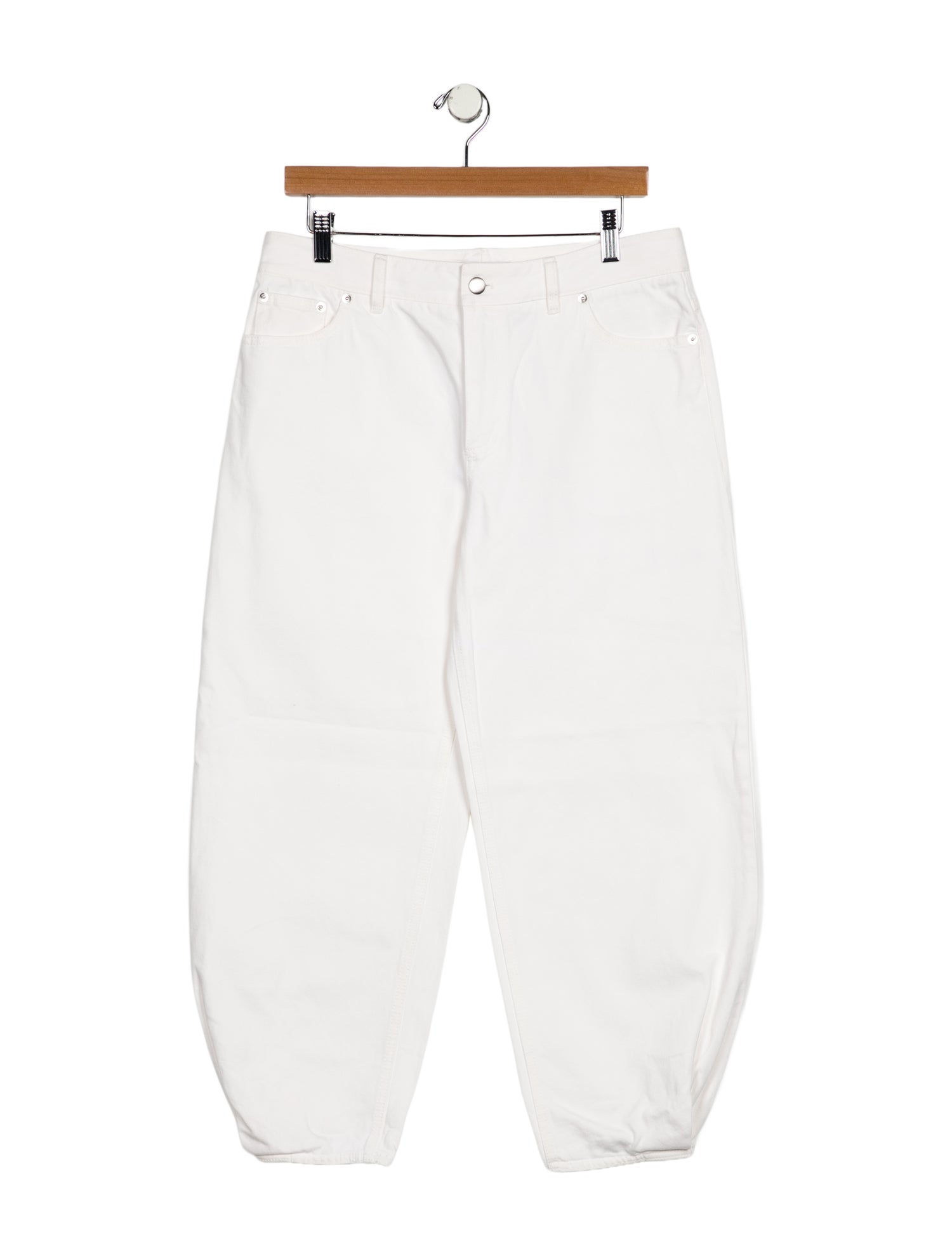 Tibi Mid-Rise Straight Leg Jeans