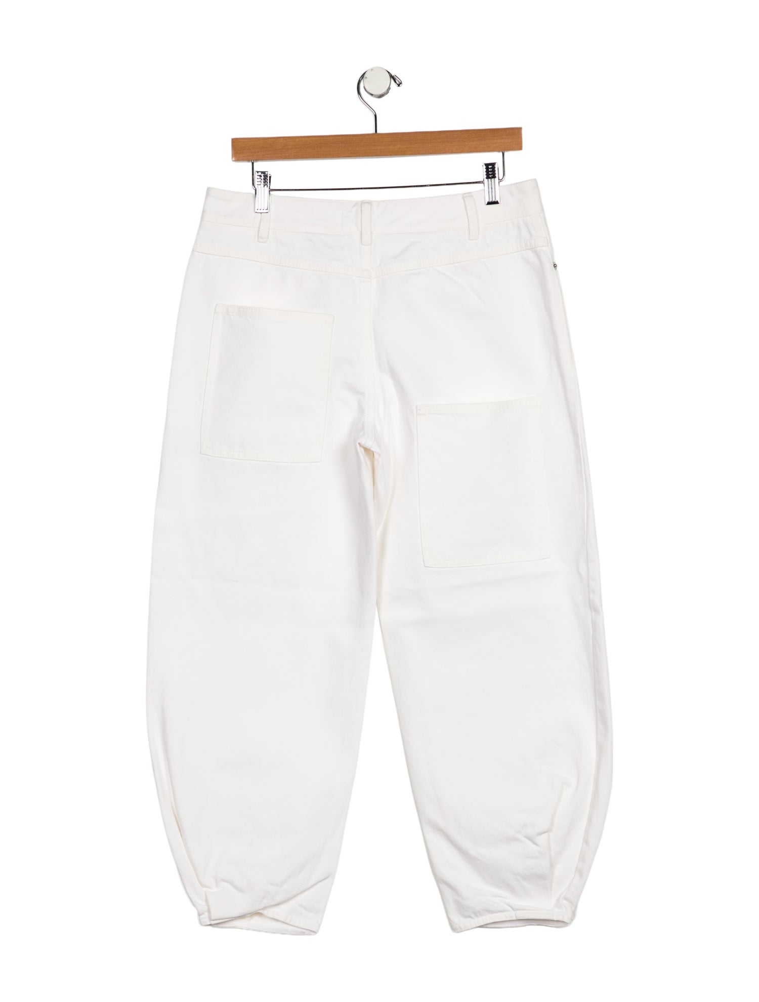 Tibi Mid-Rise Straight Leg Jeans