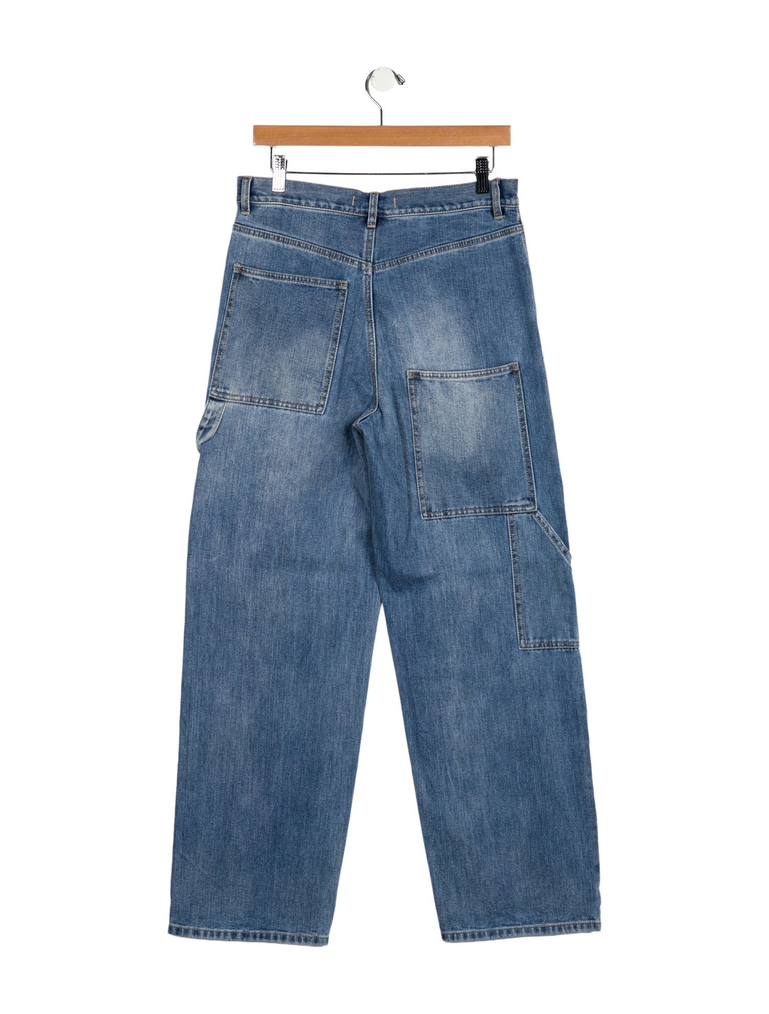 Tibi High-Rise Wide Leg Jeans