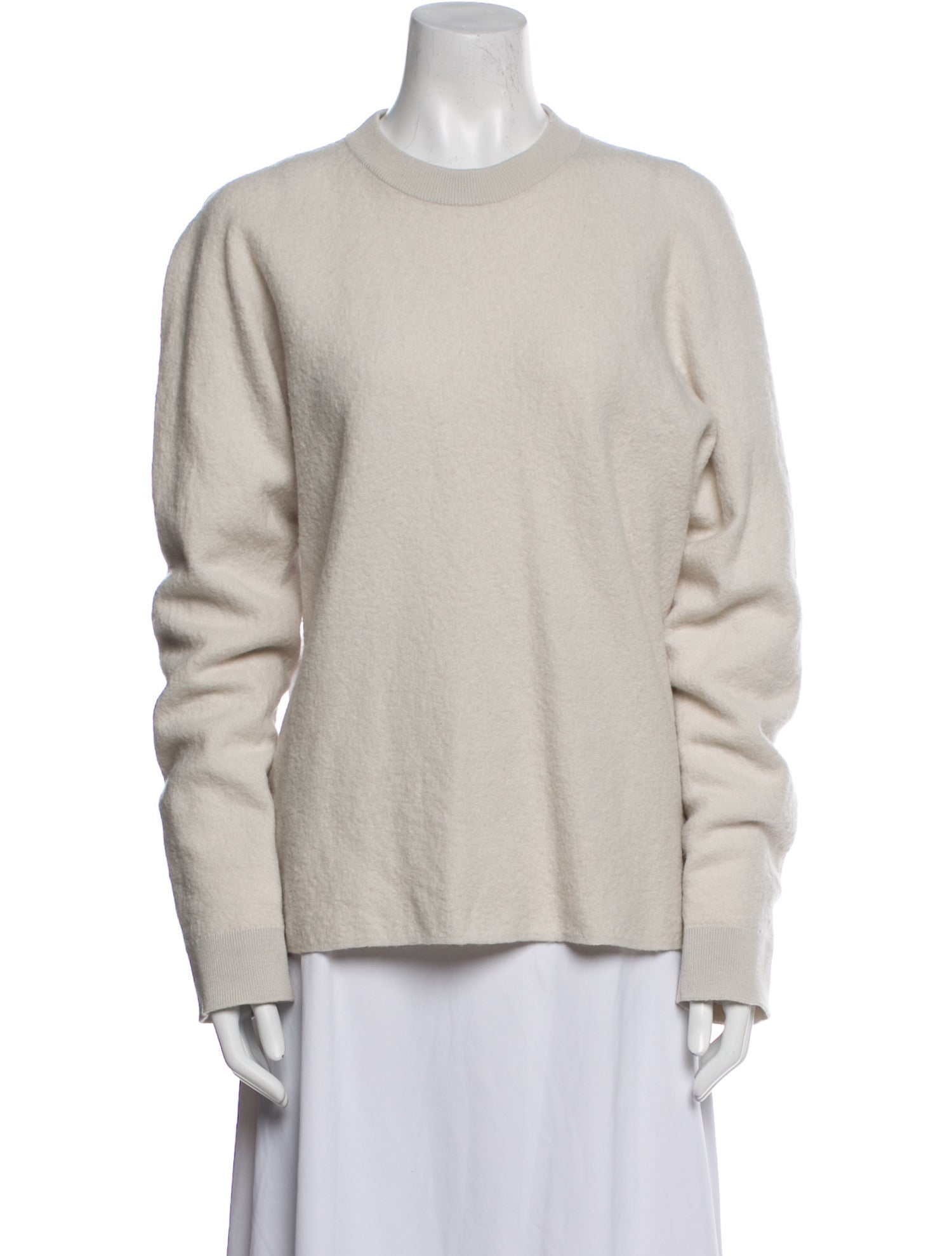 Tibi Merino Wool Crew Neck Sweatshirt