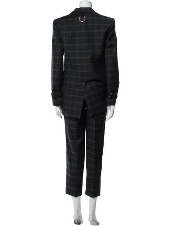 Tibi Plaid Print Pantsuit
