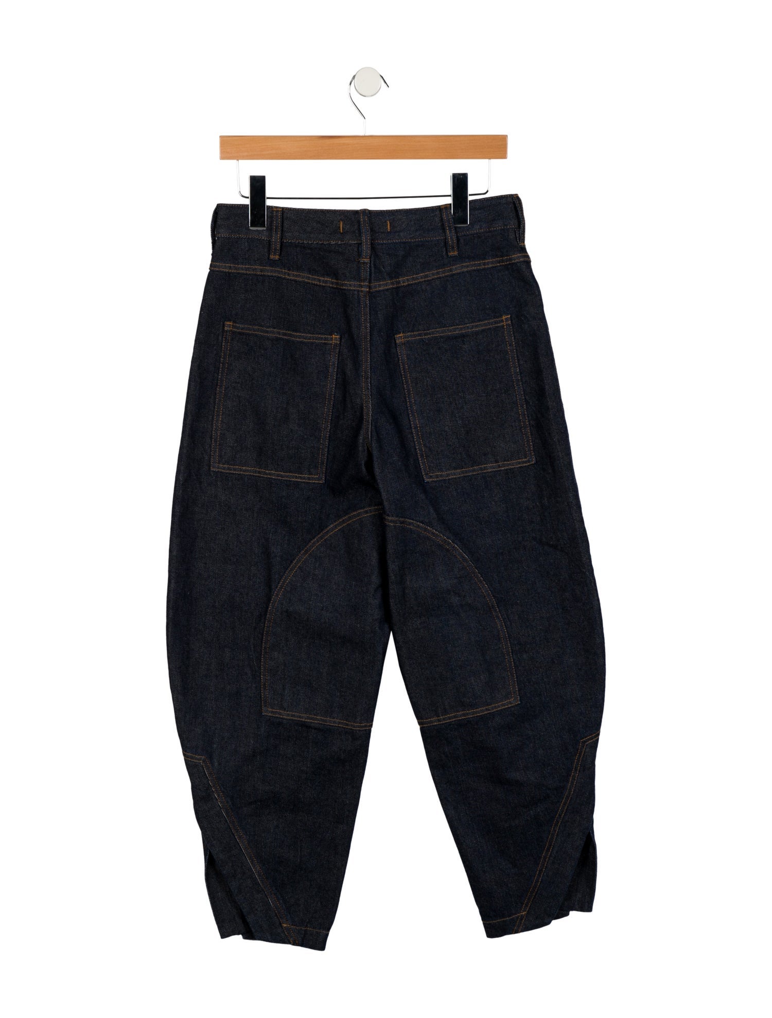 Tibi High-Rise Straight Leg Jeans