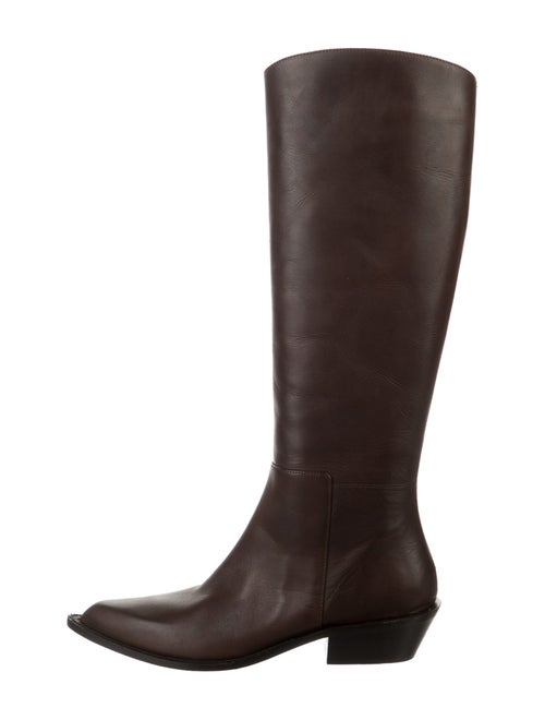 Tibi Leather Riding Boots