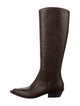 Tibi Leather Riding Boots