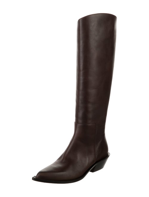 Tibi Leather Riding Boots