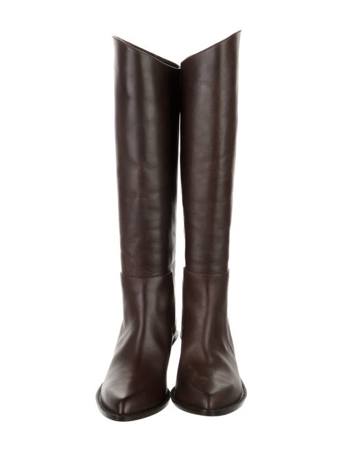 Tibi Leather Riding Boots