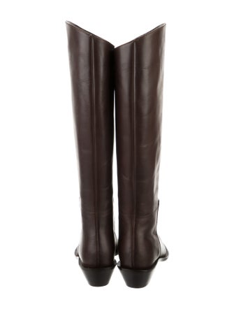 Tibi Leather Riding Boots