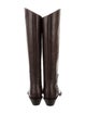 Tibi Leather Riding Boots