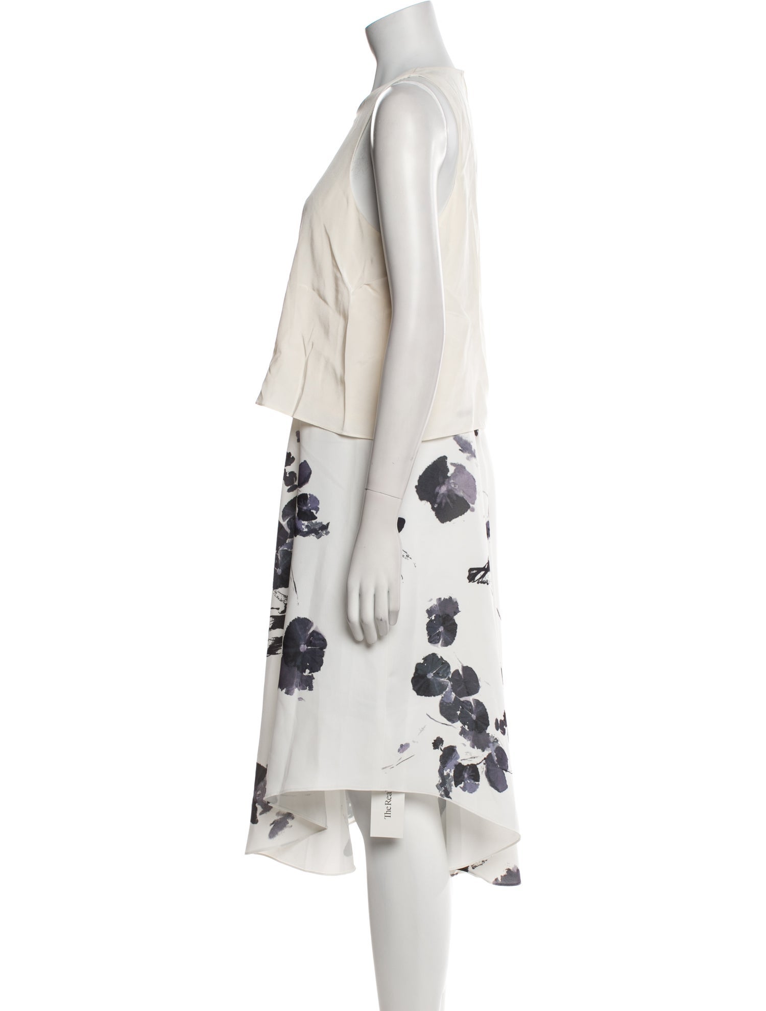 Tibi Floral Print Midi Length Dress w/ Tags