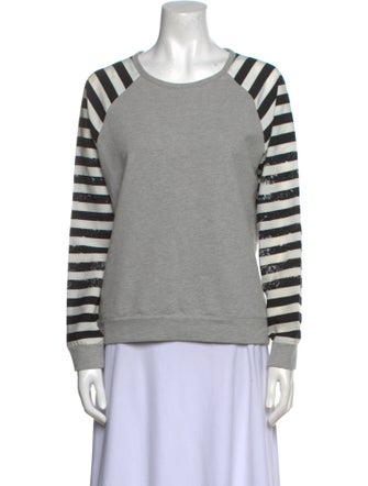 Tibi V-Neck Short Sleeve Crop Top