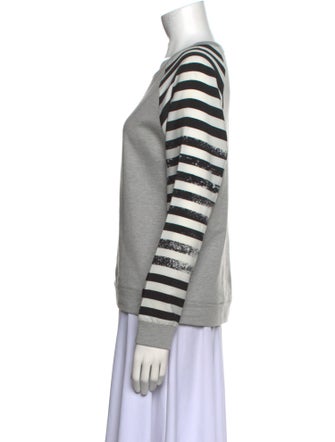 Tibi V-Neck Short Sleeve Crop Top