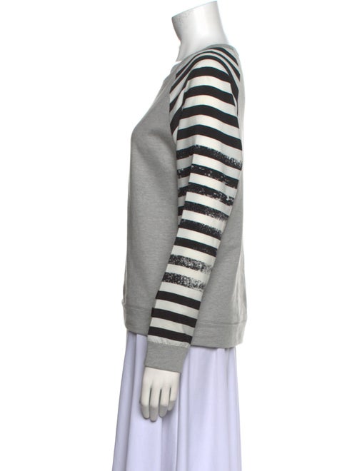 Tibi V-Neck Short Sleeve Crop Top