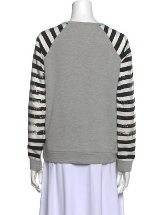 Tibi V-Neck Short Sleeve Crop Top