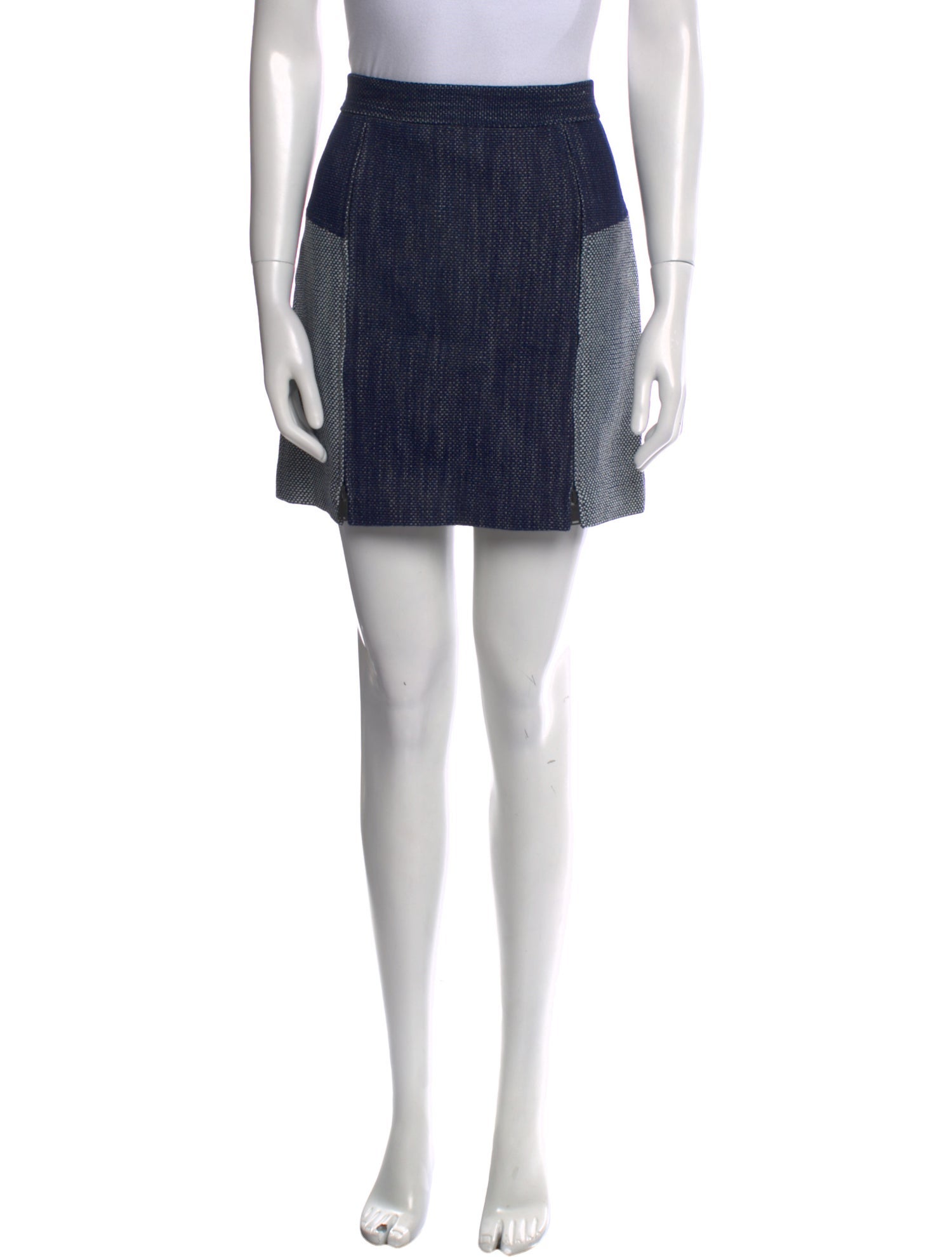 Tibi Glitter Accents Mini Skirt