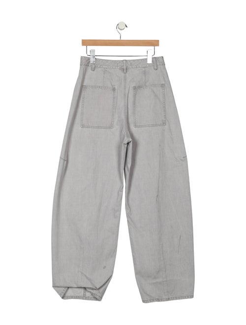 Tibi High-Rise Wide Leg Jeans