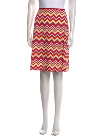 Tibi Printed Knee-Length Skirt