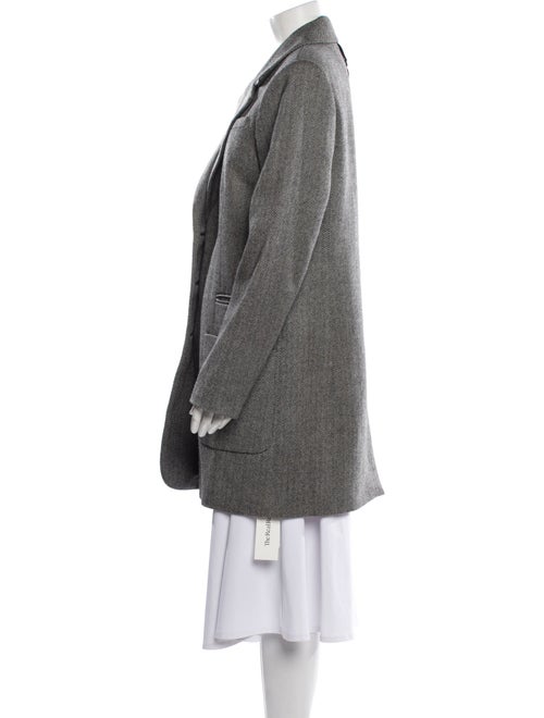 Tibi Virgin Wool Tweed Pattern Coat