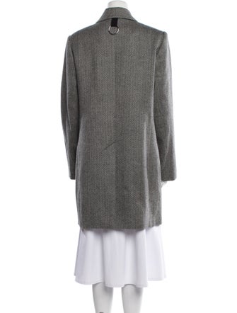 Tibi Virgin Wool Tweed Pattern Coat