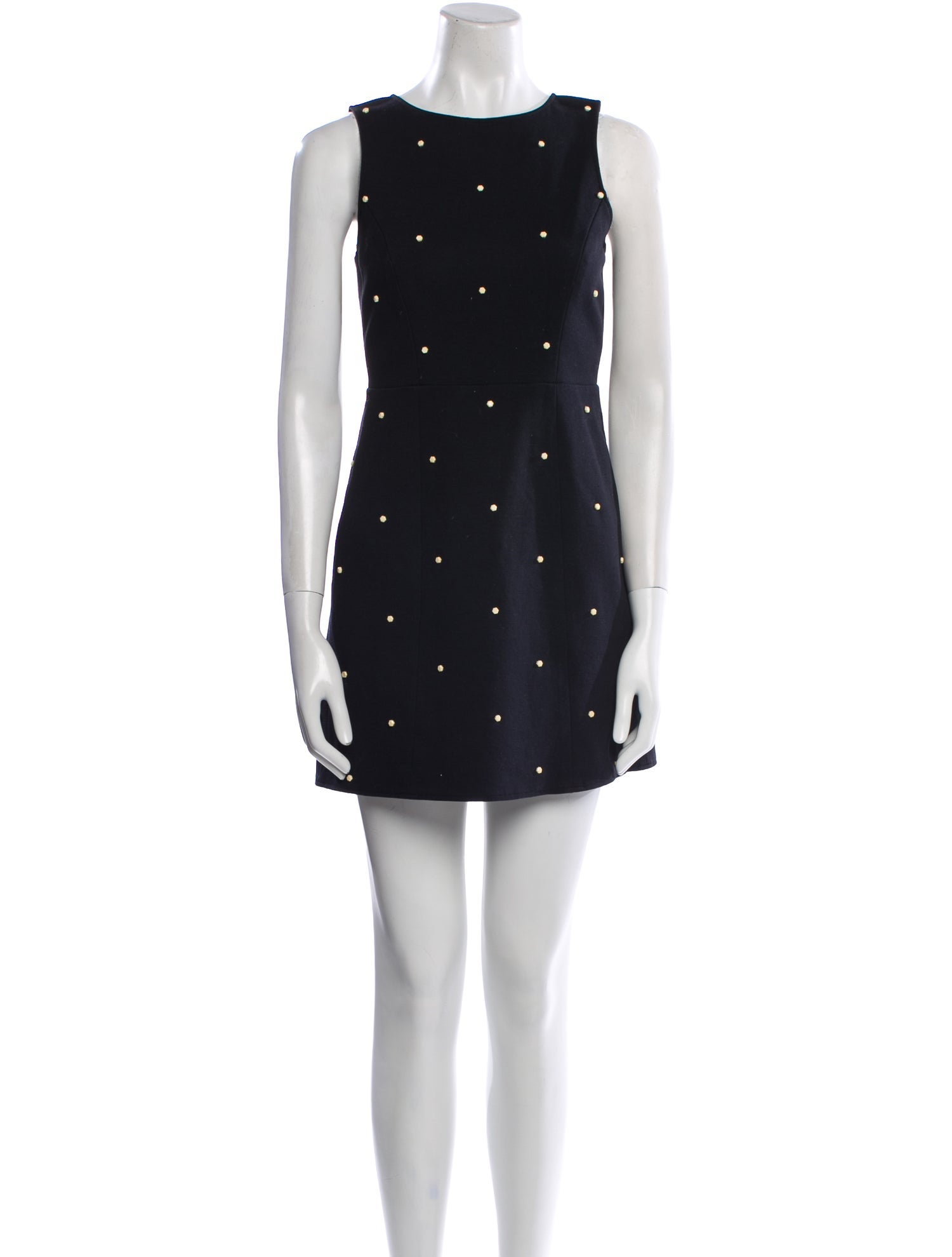 Tibi Crew Neck Mini Dress