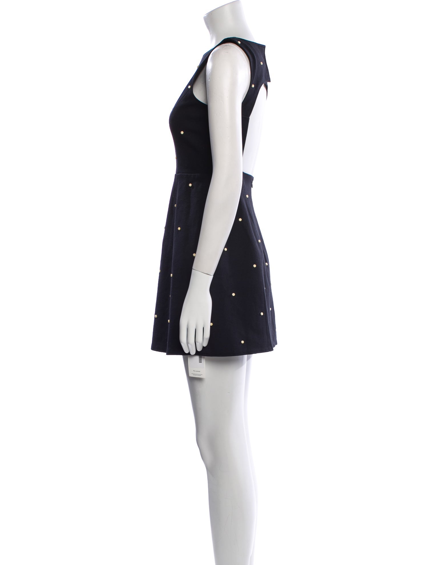 Tibi Crew Neck Mini Dress