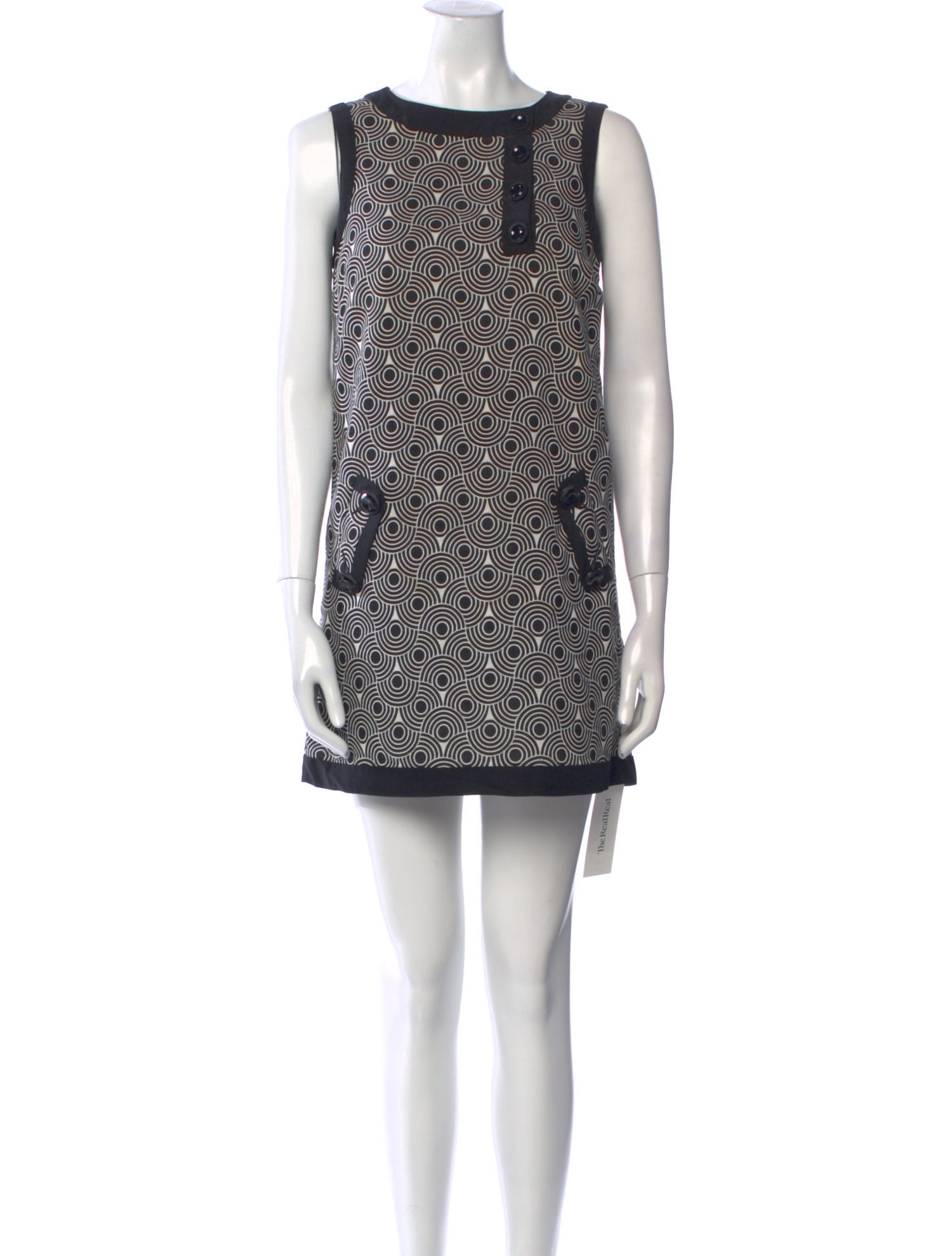 Tibi Printed Mini Dress