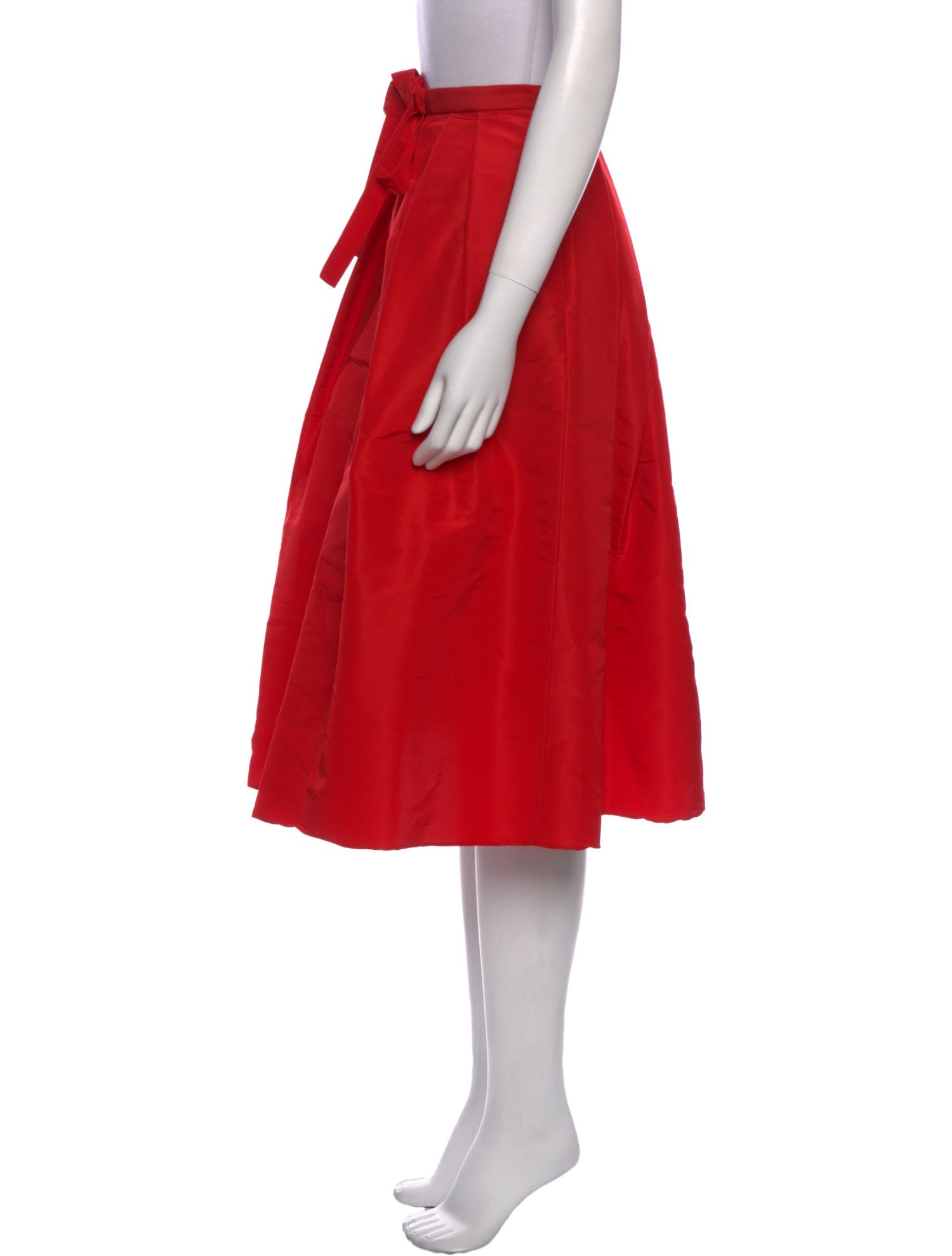 Tibi Silk Knee-Length Skirt