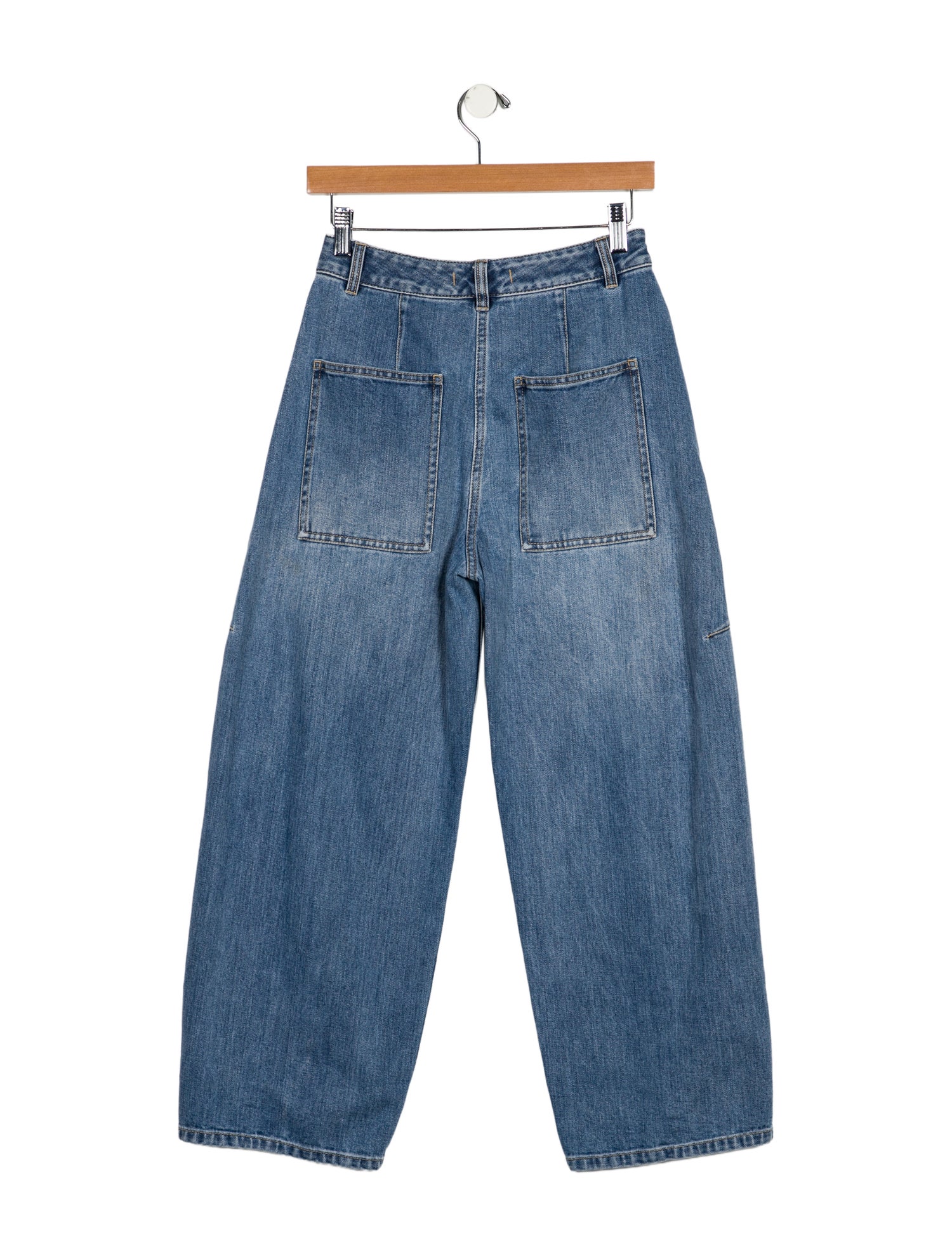 Tibi High-Rise Wide Leg Jeans