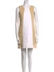 Tibi Colorblock Pattern Mini Dress