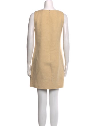 Tibi Colorblock Pattern Mini Dress