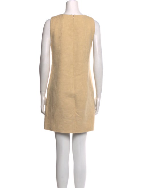 Tibi Colorblock Pattern Mini Dress