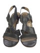 Tibi Leather Slingback Sandals