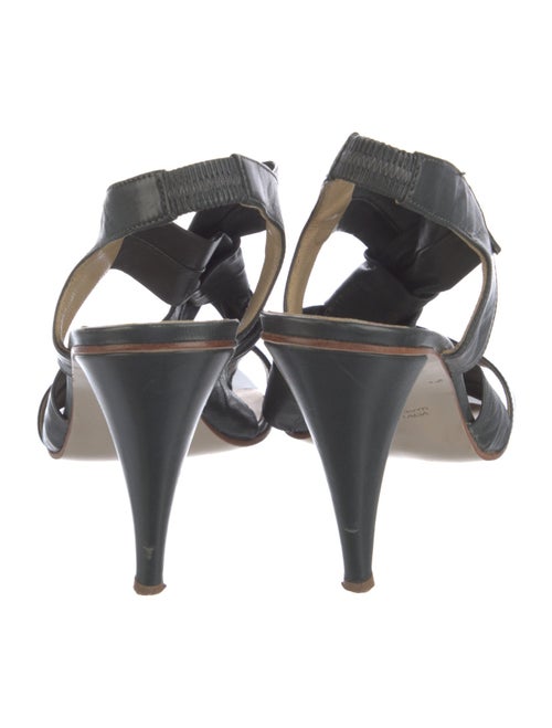 Tibi Leather Slingback Sandals