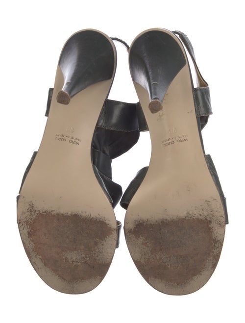 Tibi Leather Slingback Sandals