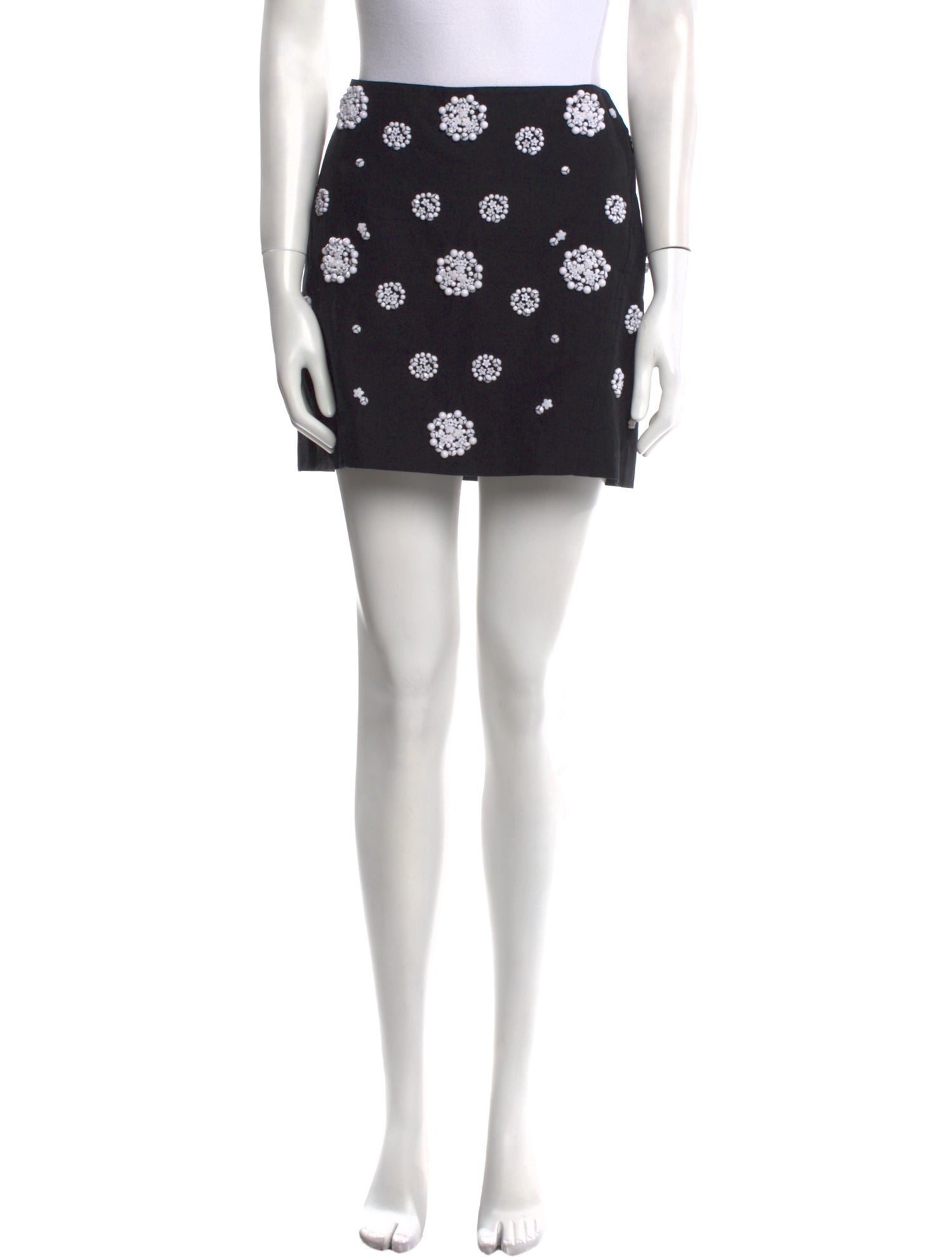 Tibi Floral Print Mini Skirt