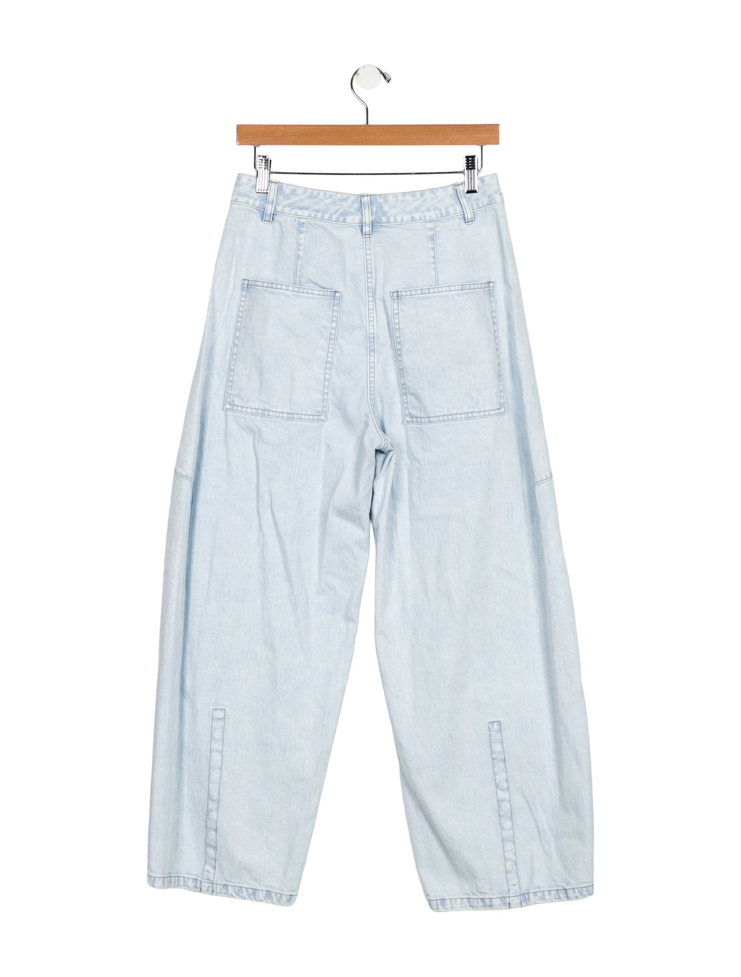 Tibi High-Rise Wide Leg Jeans