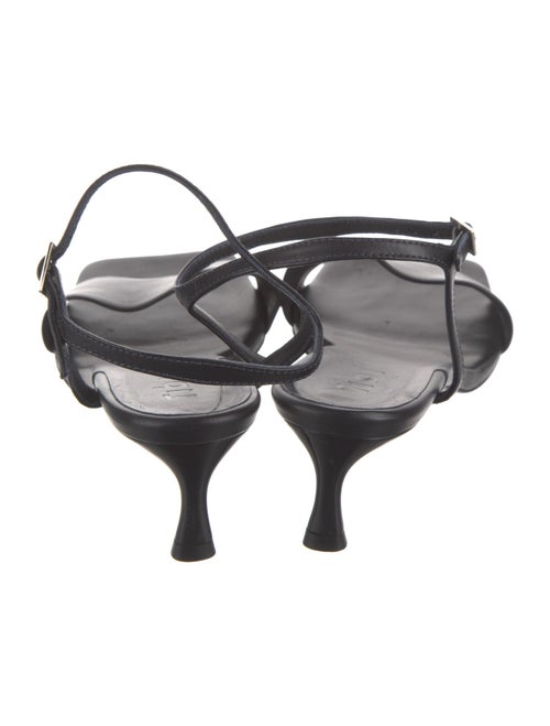 Tibi Leather Slingback Sandals
