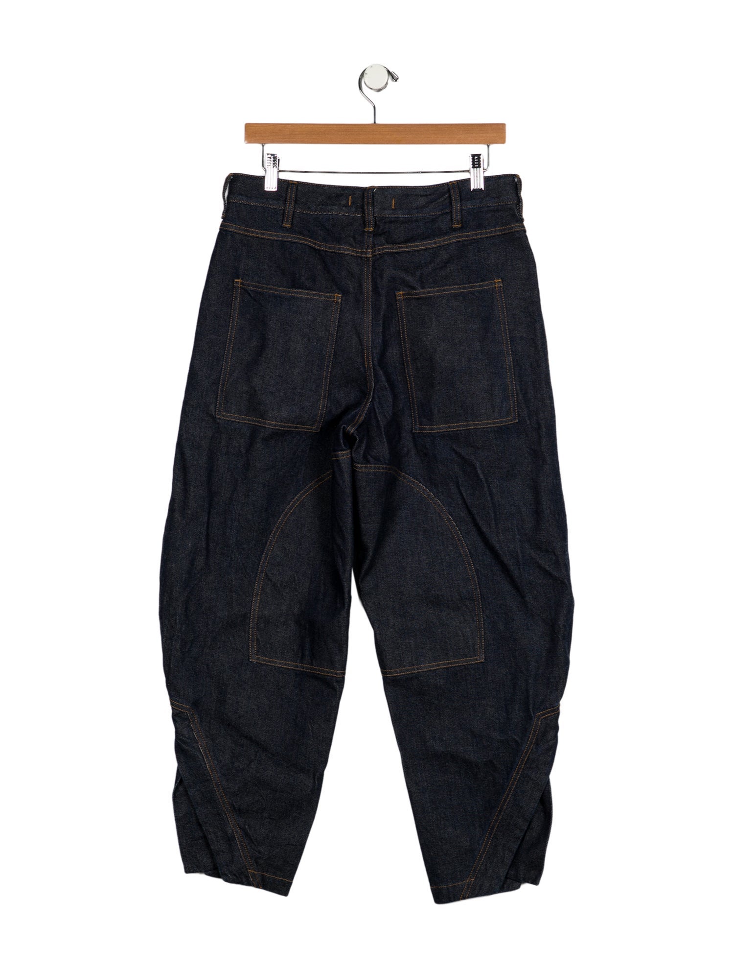 Tibi High-Rise Straight Leg Jeans