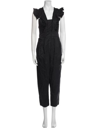 Tibi V-Neck Jumpsuit
