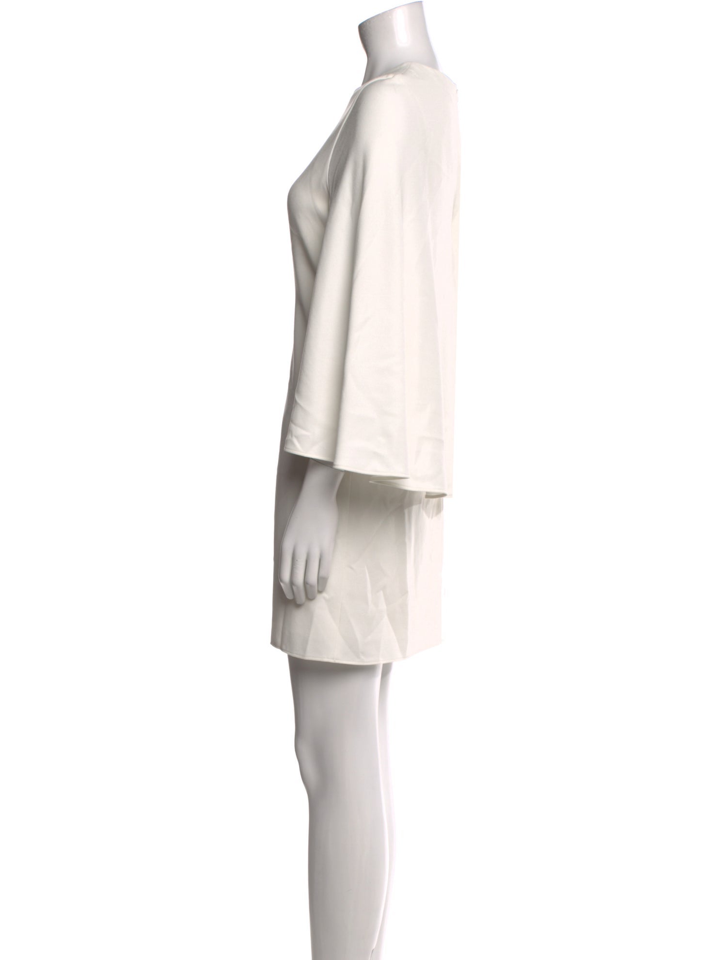 Tibi Bateau Neckline Mini Dress