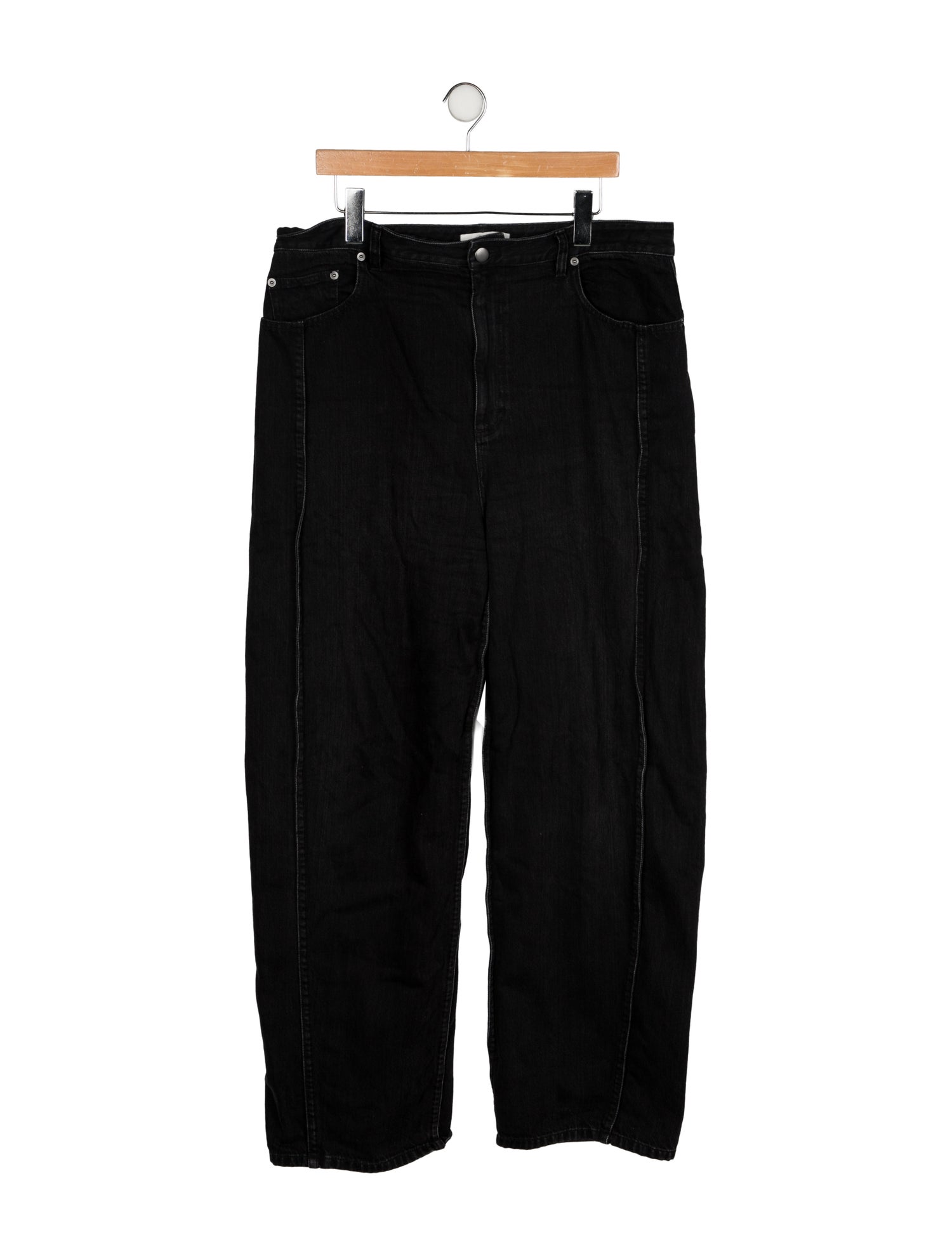 Tibi High-Rise Wide Leg Jeans